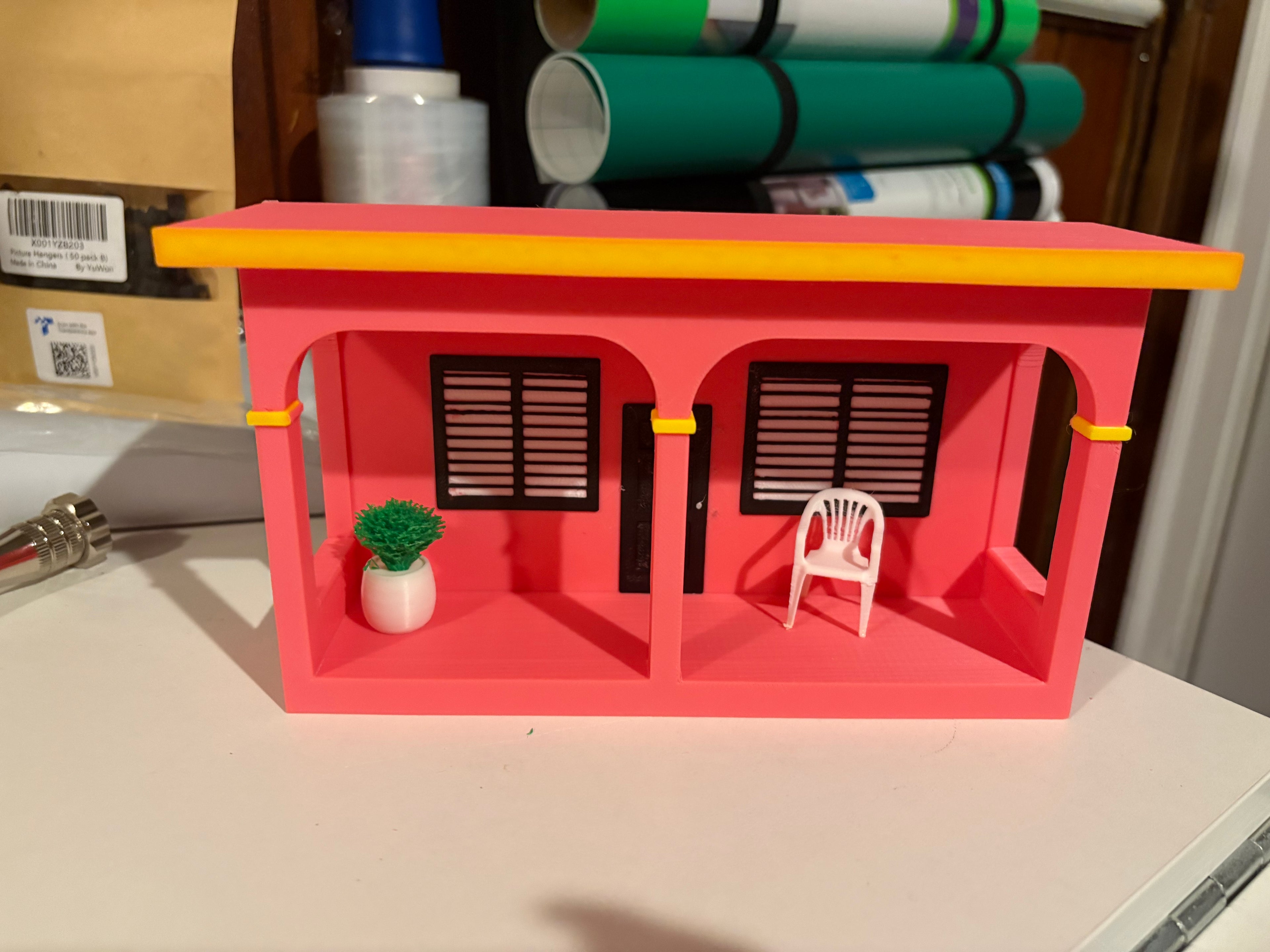 Mini Casita Puertorriqueña 3D / Decoración De  Pared/Casa Boricua