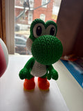 Yoshi 3D Printed  Crochet Style – 10” Collectible  Super Mario