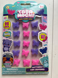 Cute Squishy Taba Mochi Stickers Tiny Butterfly Stress Relief 15pc 1PACK