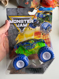 Monster Jam Alien Invasion 1:64 Die-Cast Monster Truck Green Blue BKT Tires New Sealed