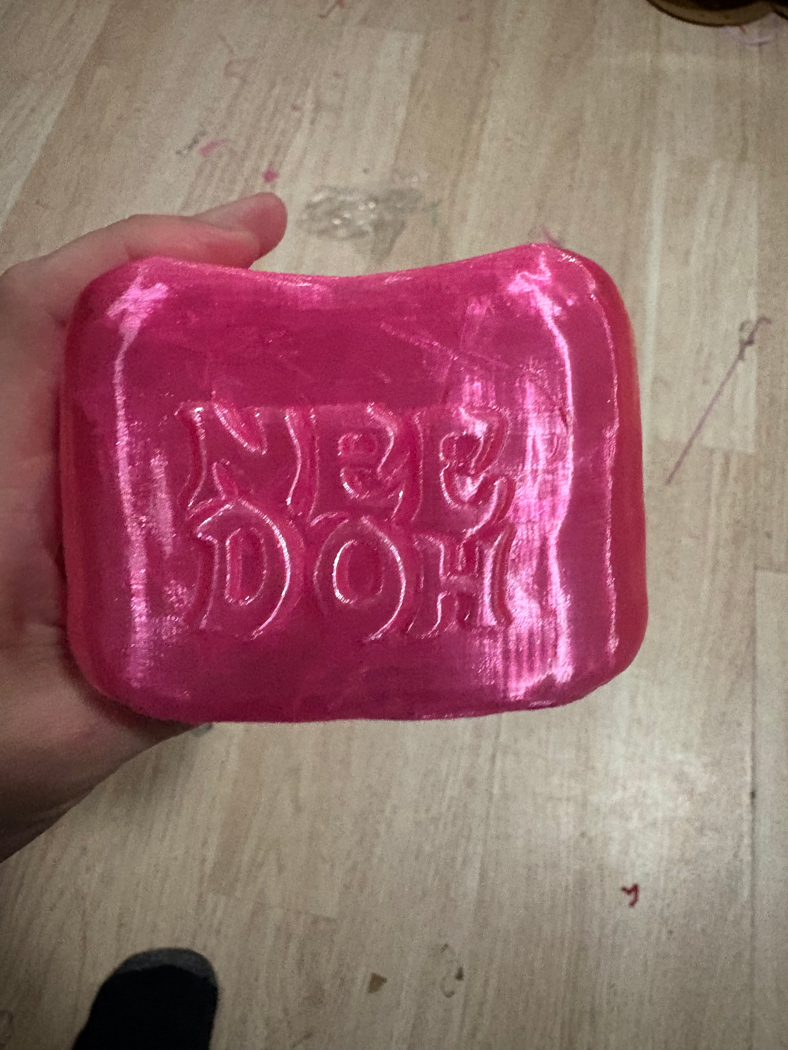 NeeDoh Cube Squishy – 3D Printed TPU