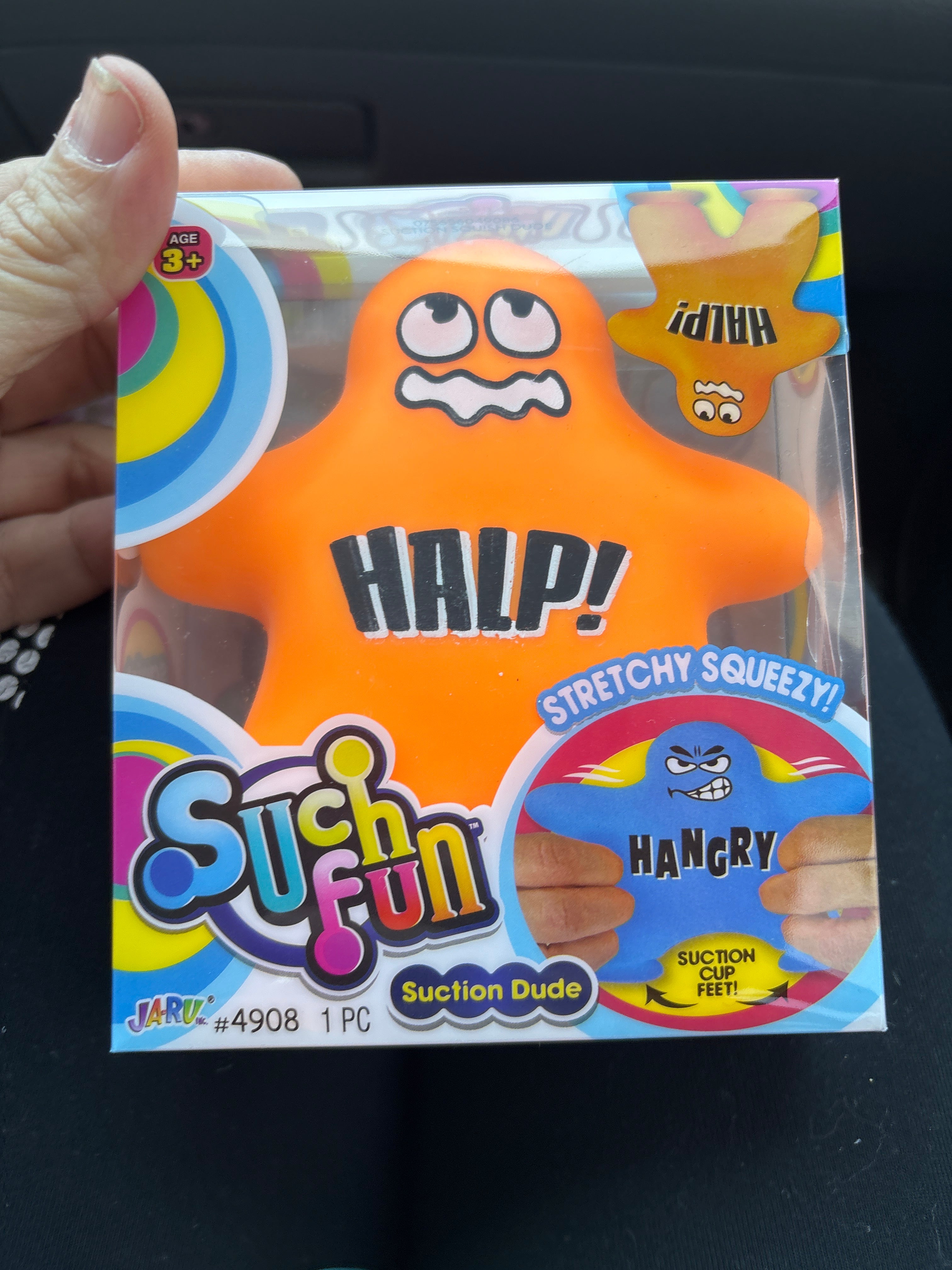 Such Fun Stretchy Squeezy Suction Dude Toy – Sticky