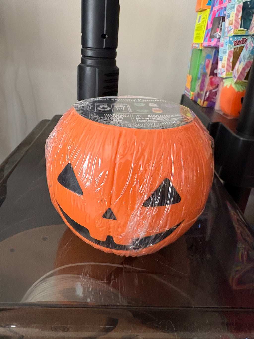 Pumpkin Filled with 18 Halloween Squishies 3+