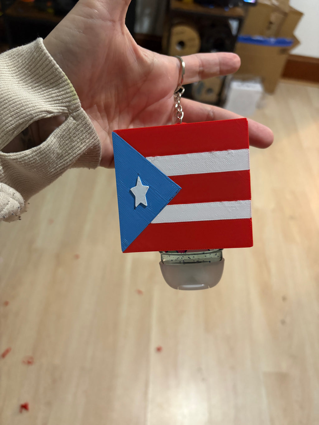 Puerto Rico Pocket Bac  holder Only (3D Printed)