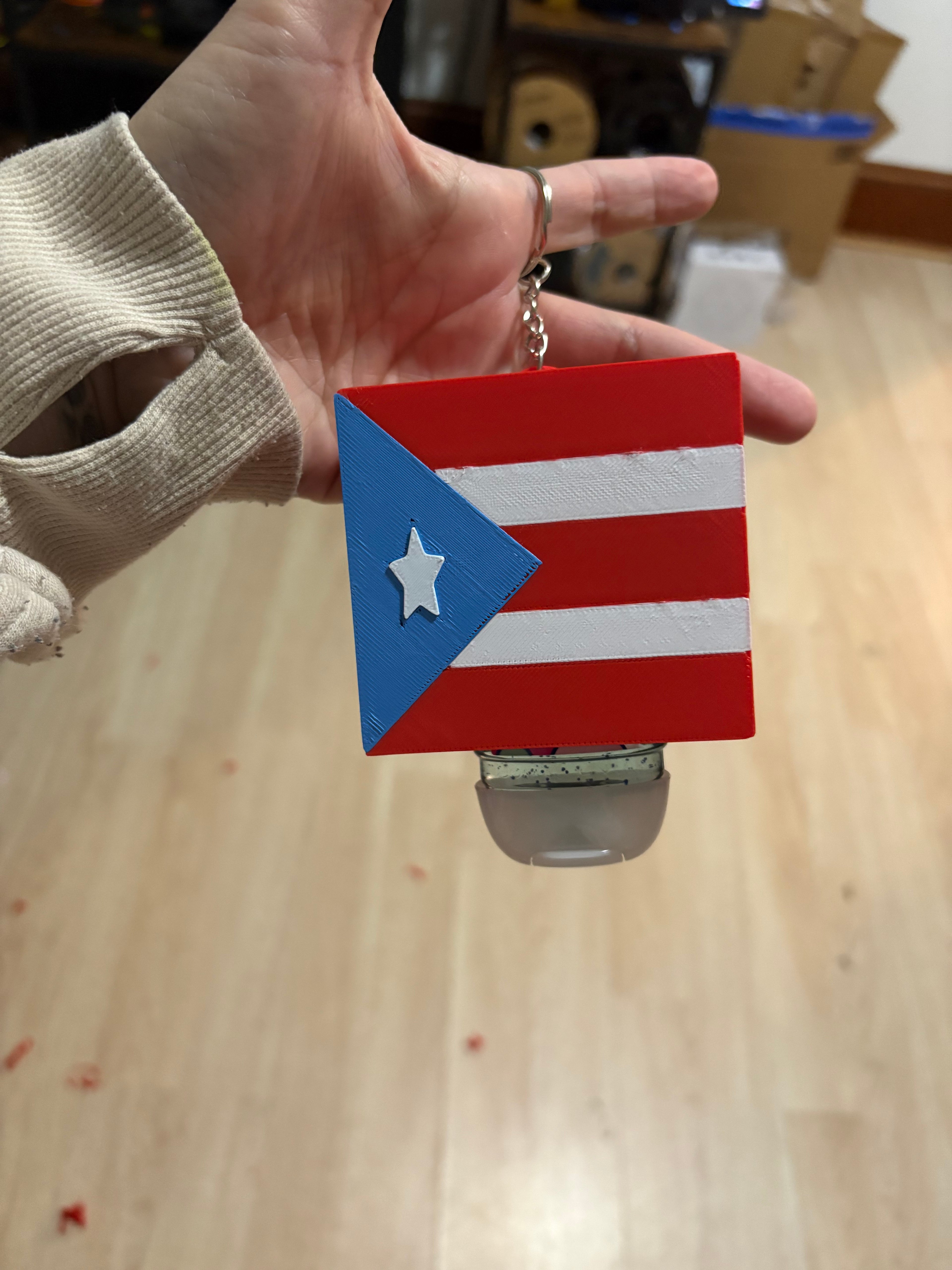 Puerto Rico Pocket Bac  holder Only (3D Printed)