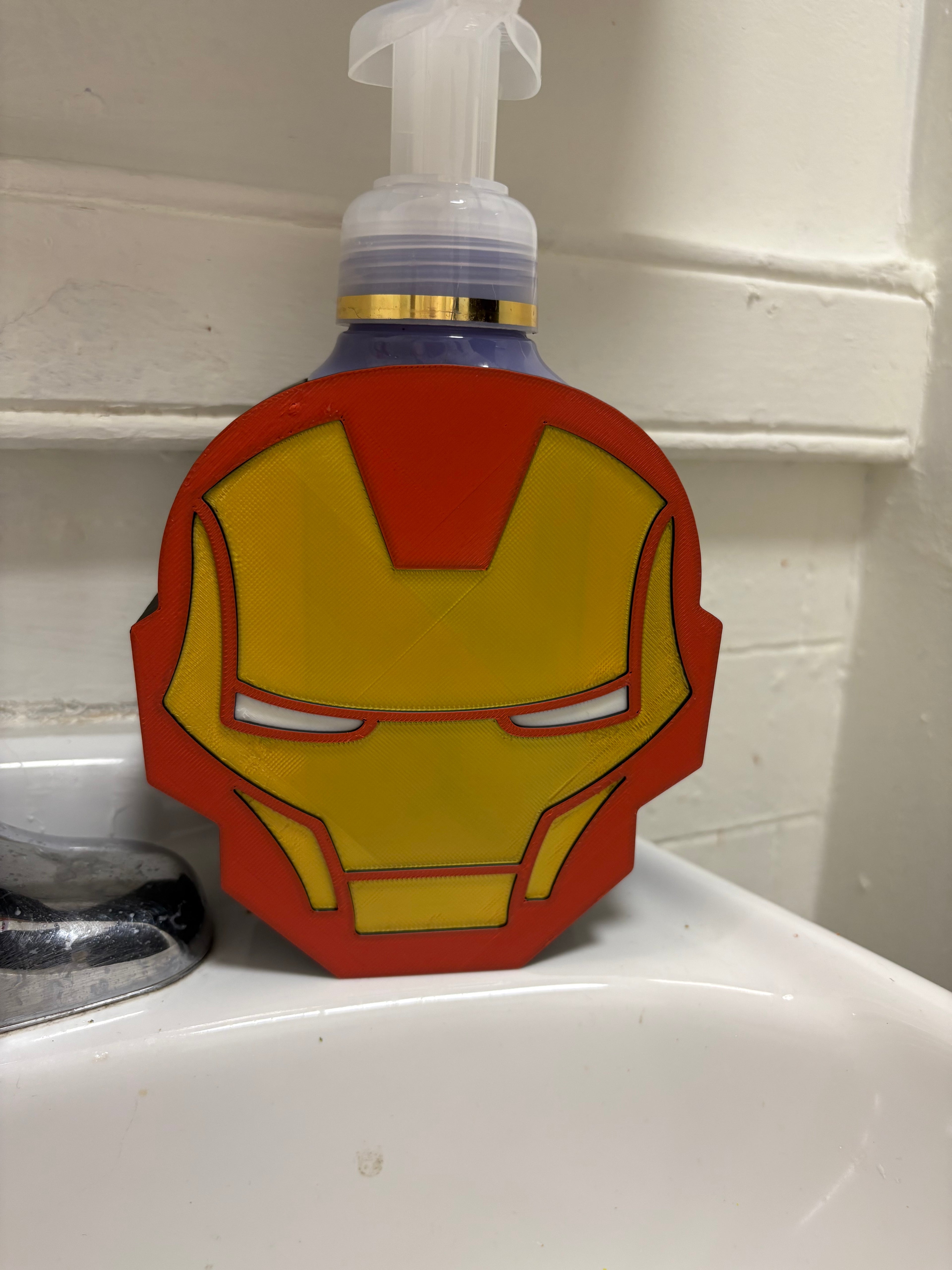 Iron man soap holder