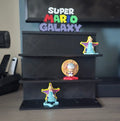Super Mario Galaxy 3D Printed Display Shelf Black Stand