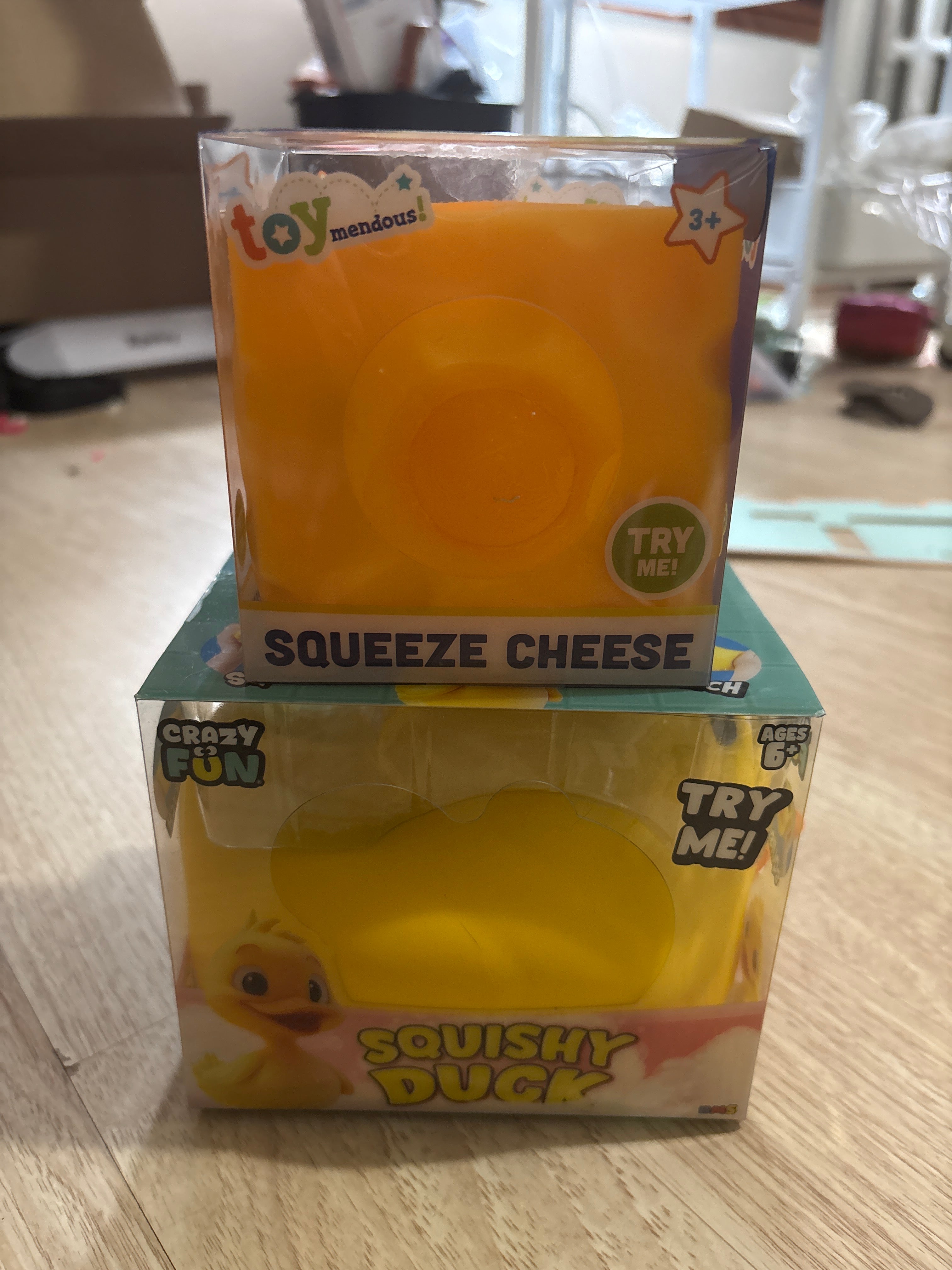 Cheese and duck bundle