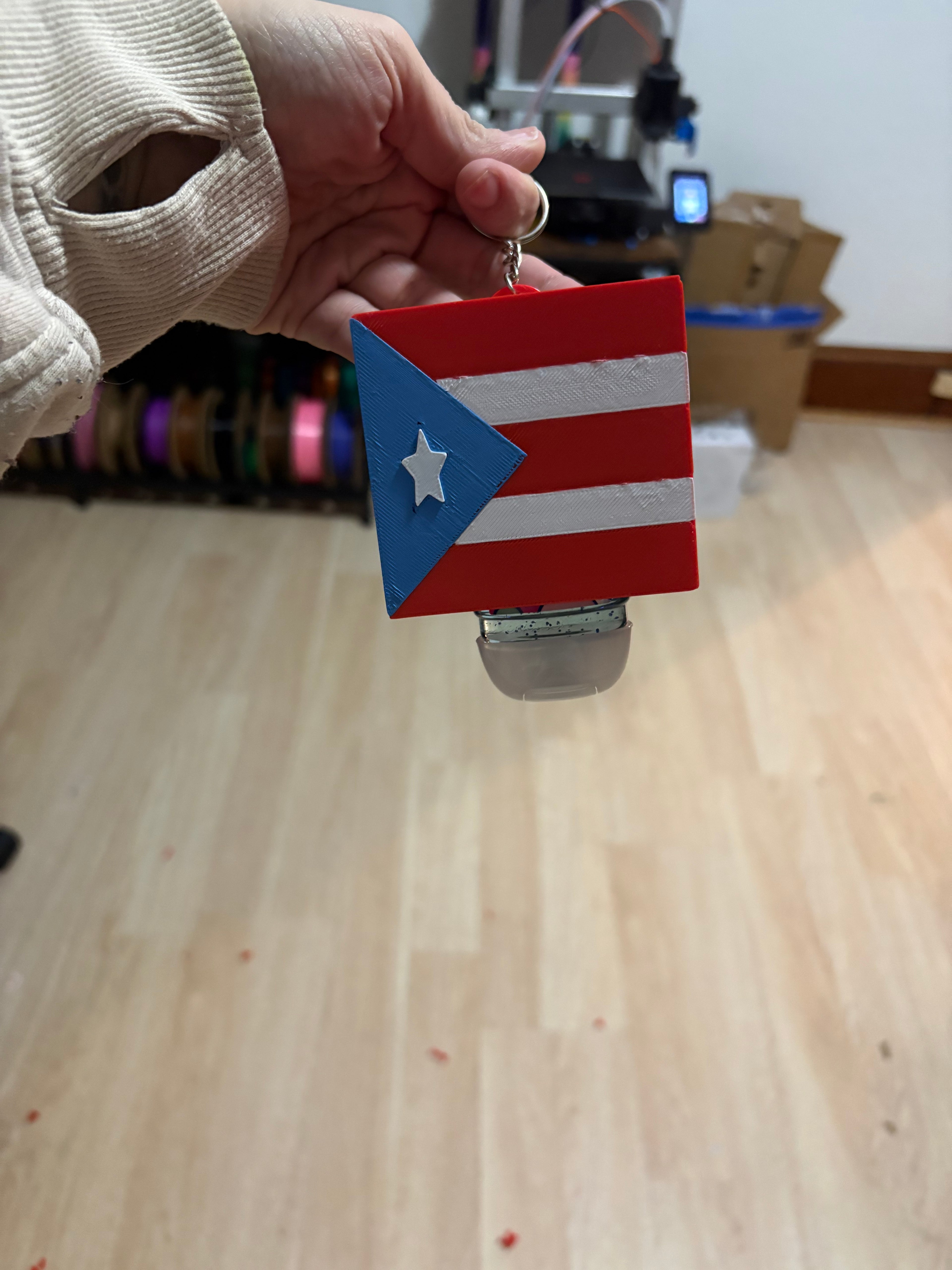 Puerto Rico Pocket Bac  holder Only (3D Printed)