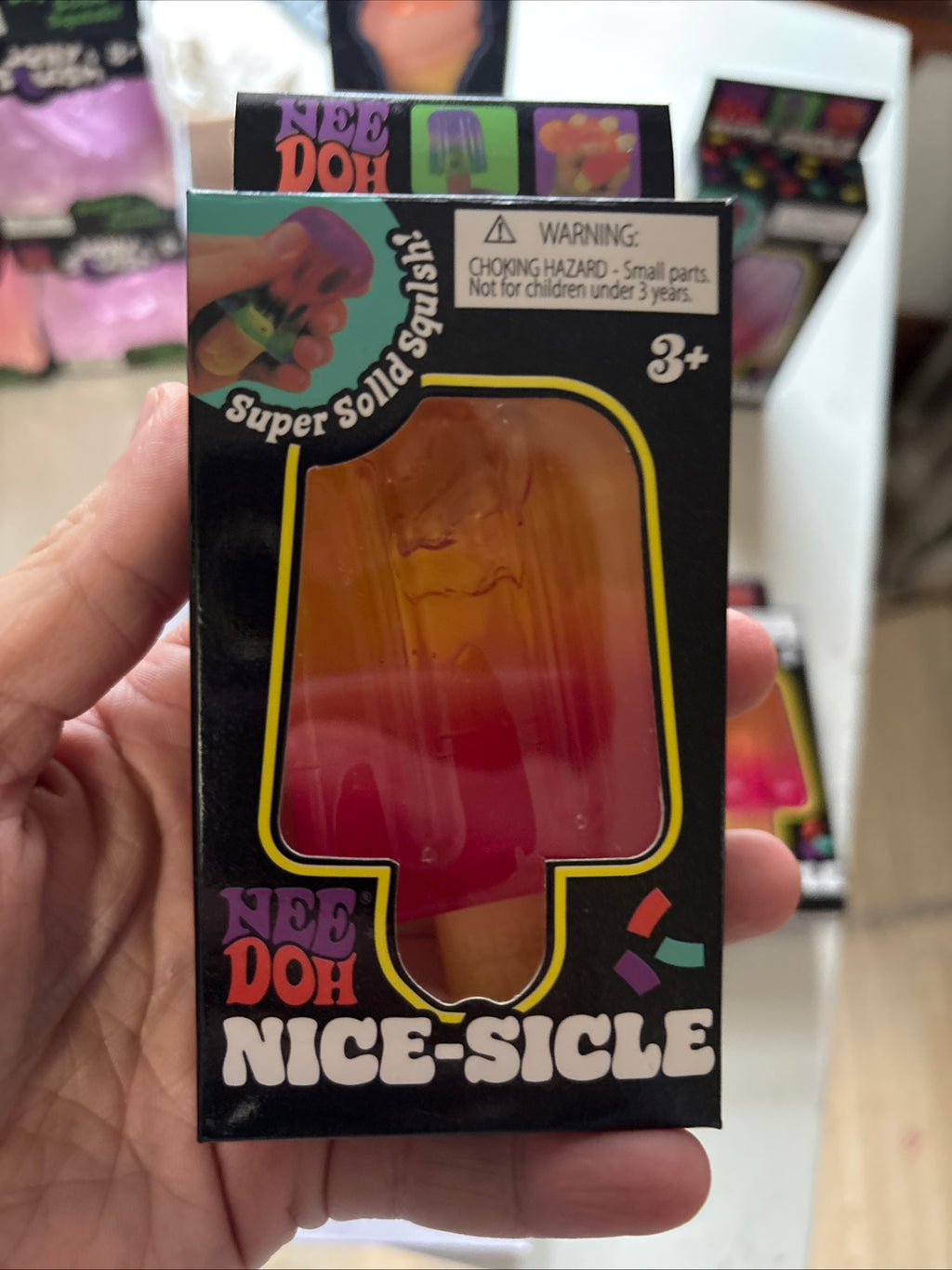 NeeDoh Nice-Sicle Squishy Sensory Toy – Super Soft Squeeze Fidget