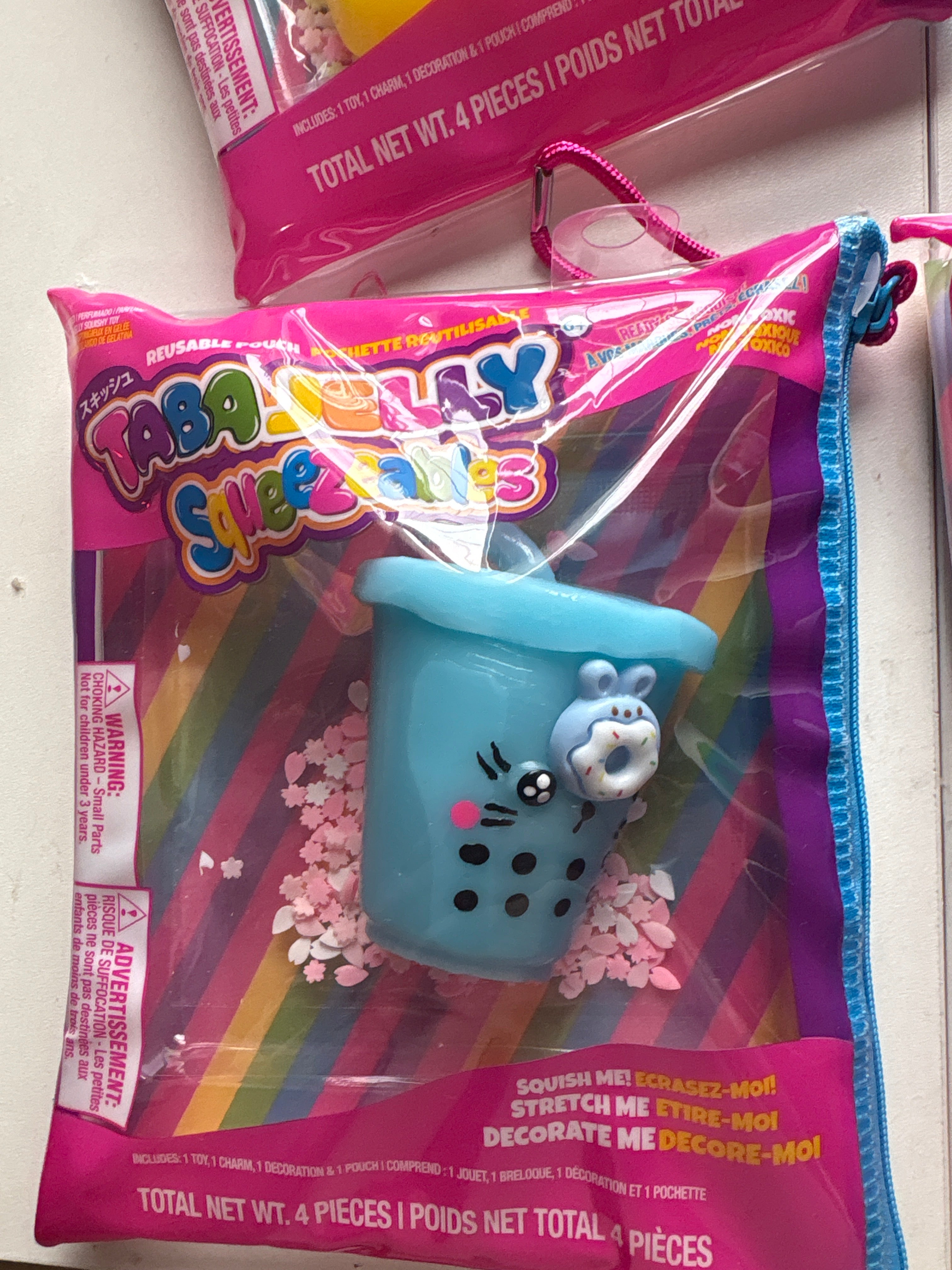 Taba Jelly Squeezeables Boba Squishy, Bella Boba Squishi Squeeze Toy USA