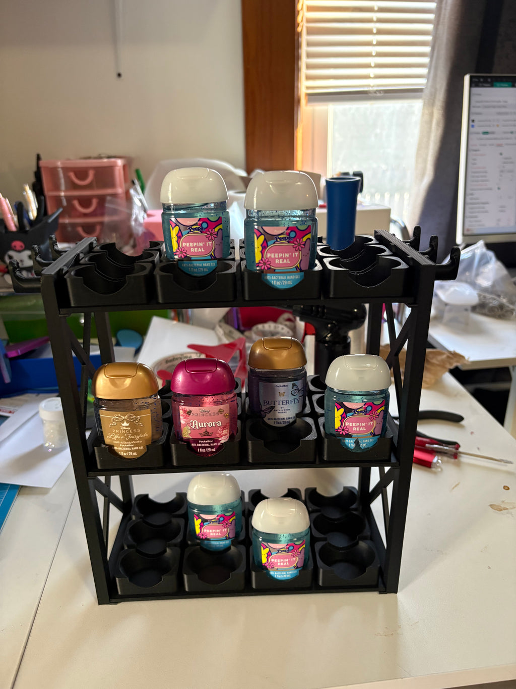 Pocketbac Holder Display Stand - 3 Tier Organizer