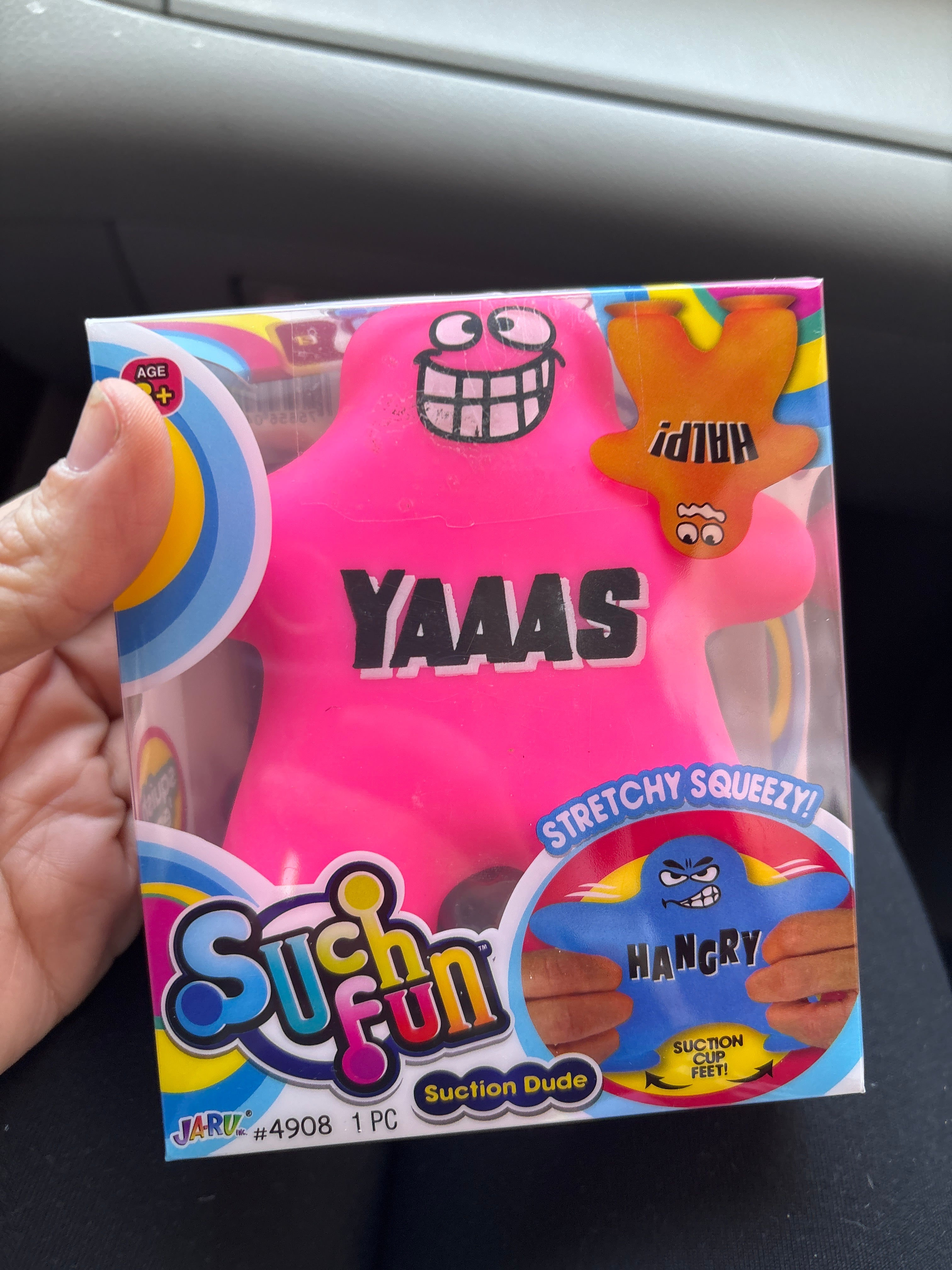 Such Fun Stretchy Squeezy Suction Dude Toy – Sticky