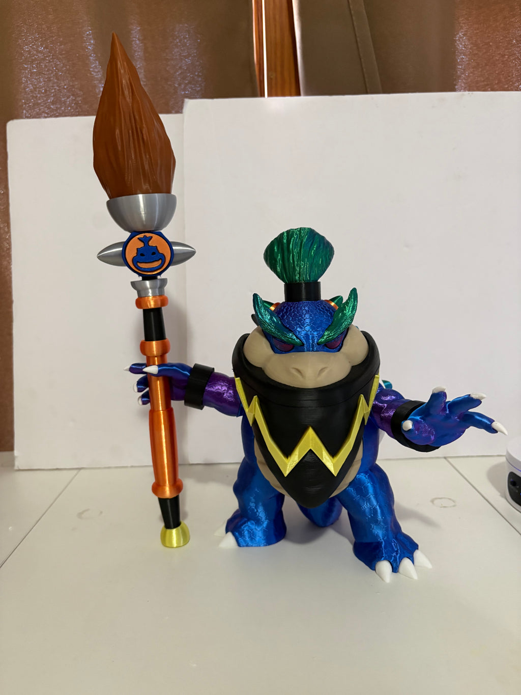 Bowser Jr Galaxy Style 3D Printed Figure