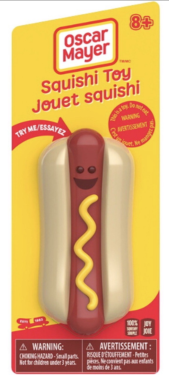 Oscar Mayer Hot Dog Squishi Toy