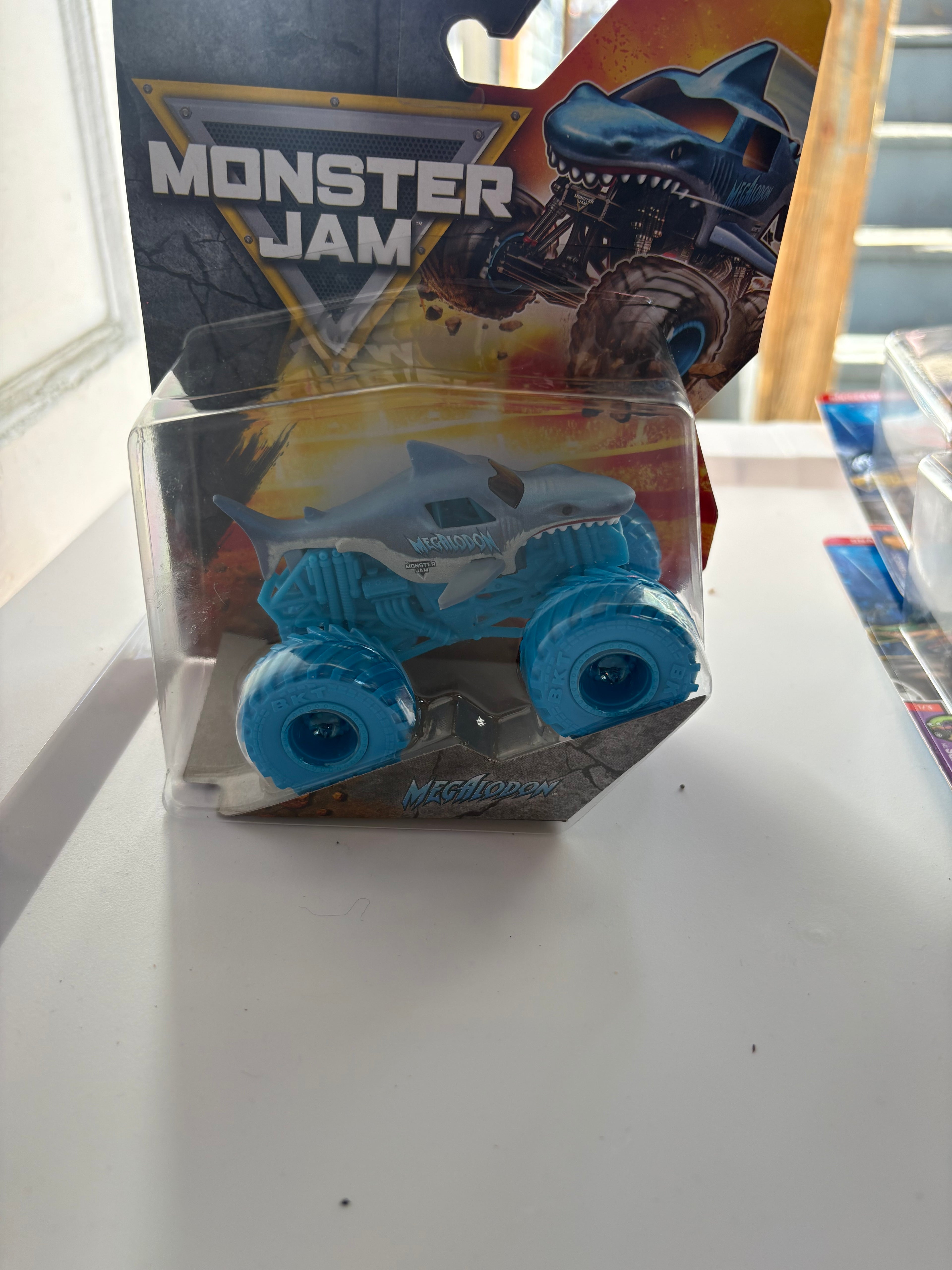 Monster Jam Megalodon Shark Monster Truck 1:64 Die-Cast Blue Variant New Sealed