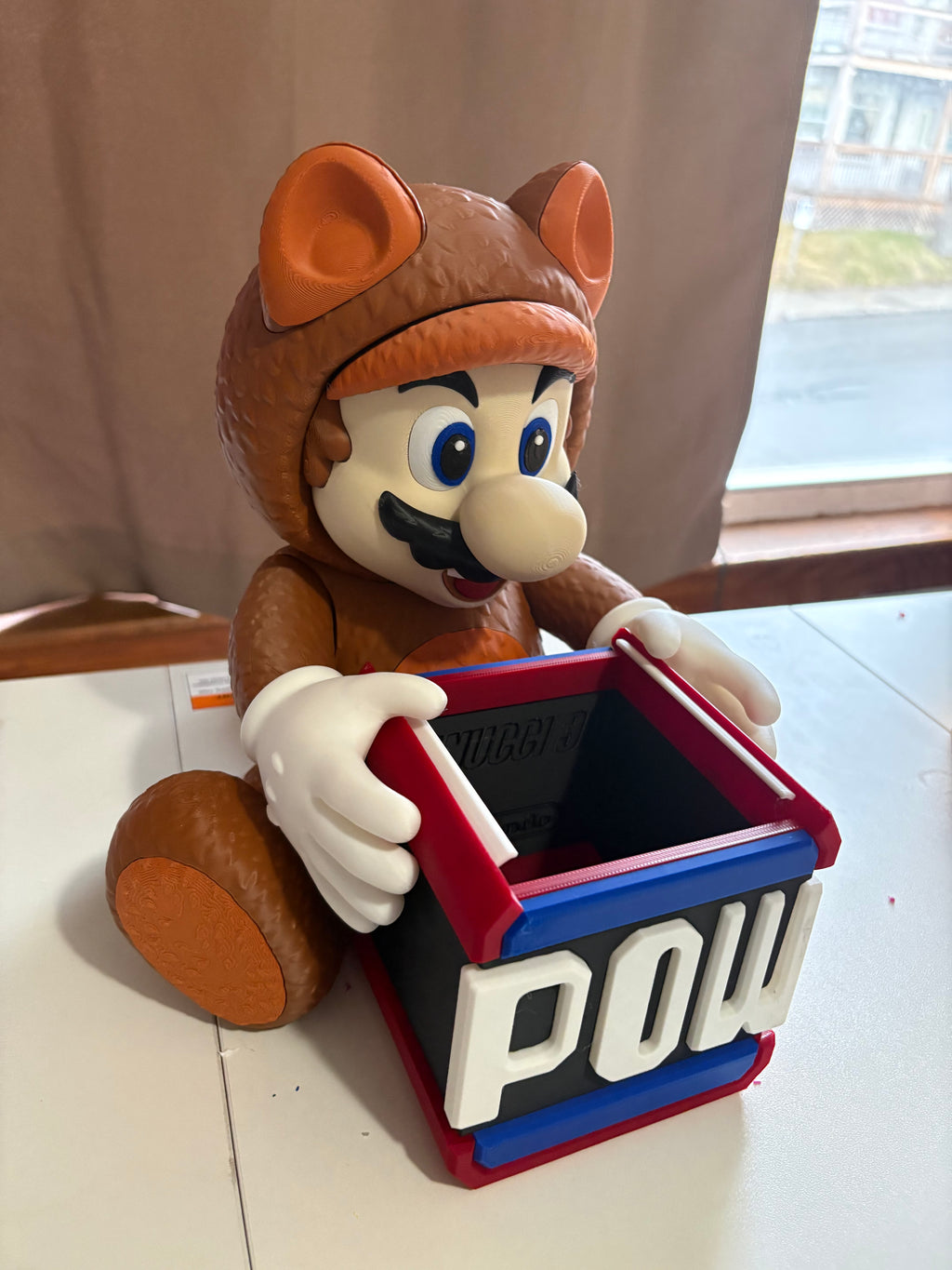 Super Mario Tanooki  Bucket (3D Printed)