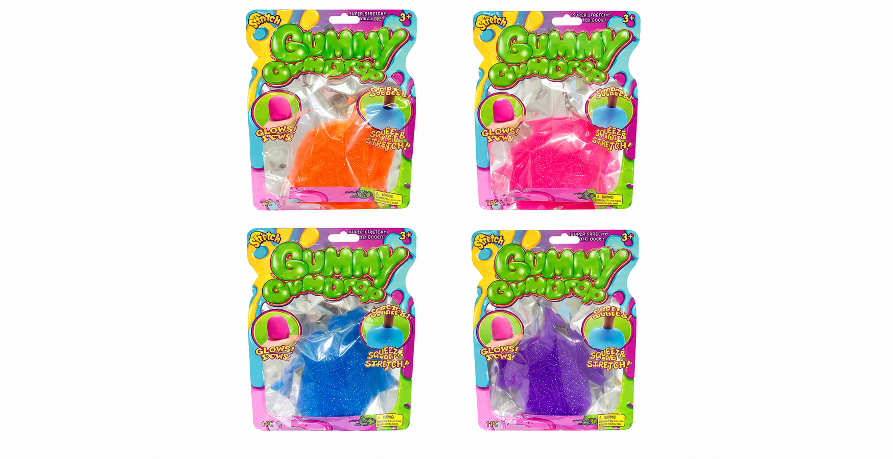 Gummy Gumdrop Squishy – Soft & Stretchy Sensory Toy