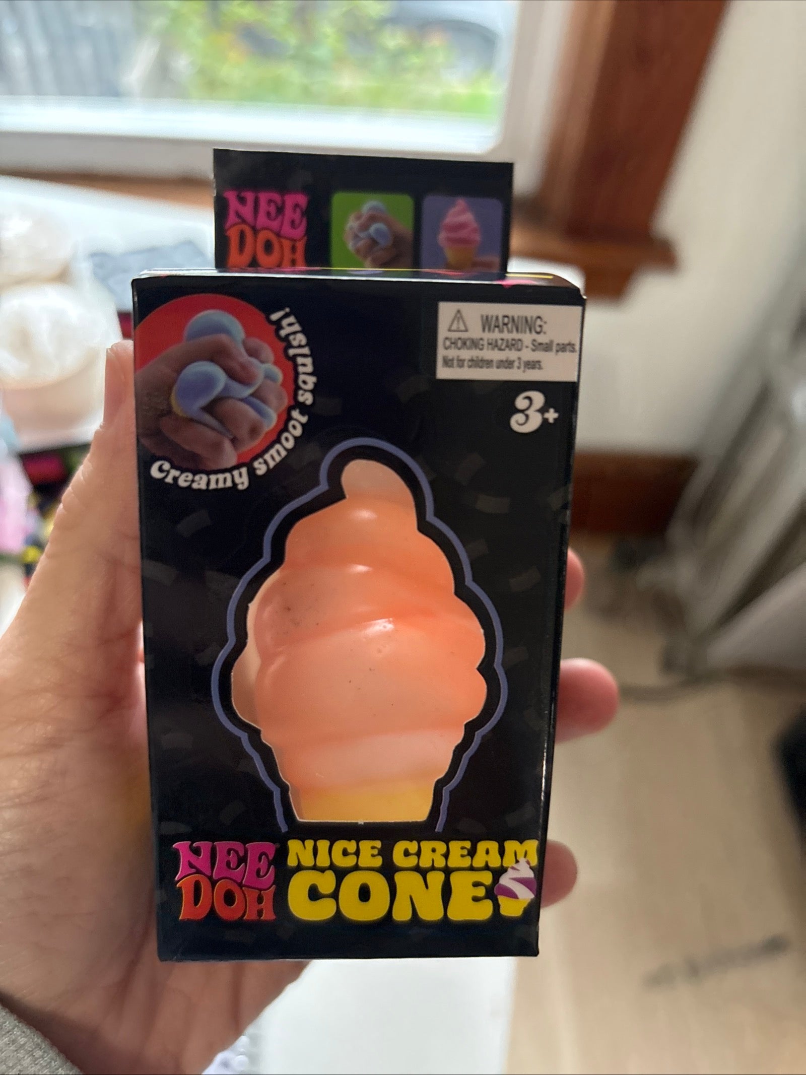 NeeDoh Nice Cream Cone Squishy Sensory Toy