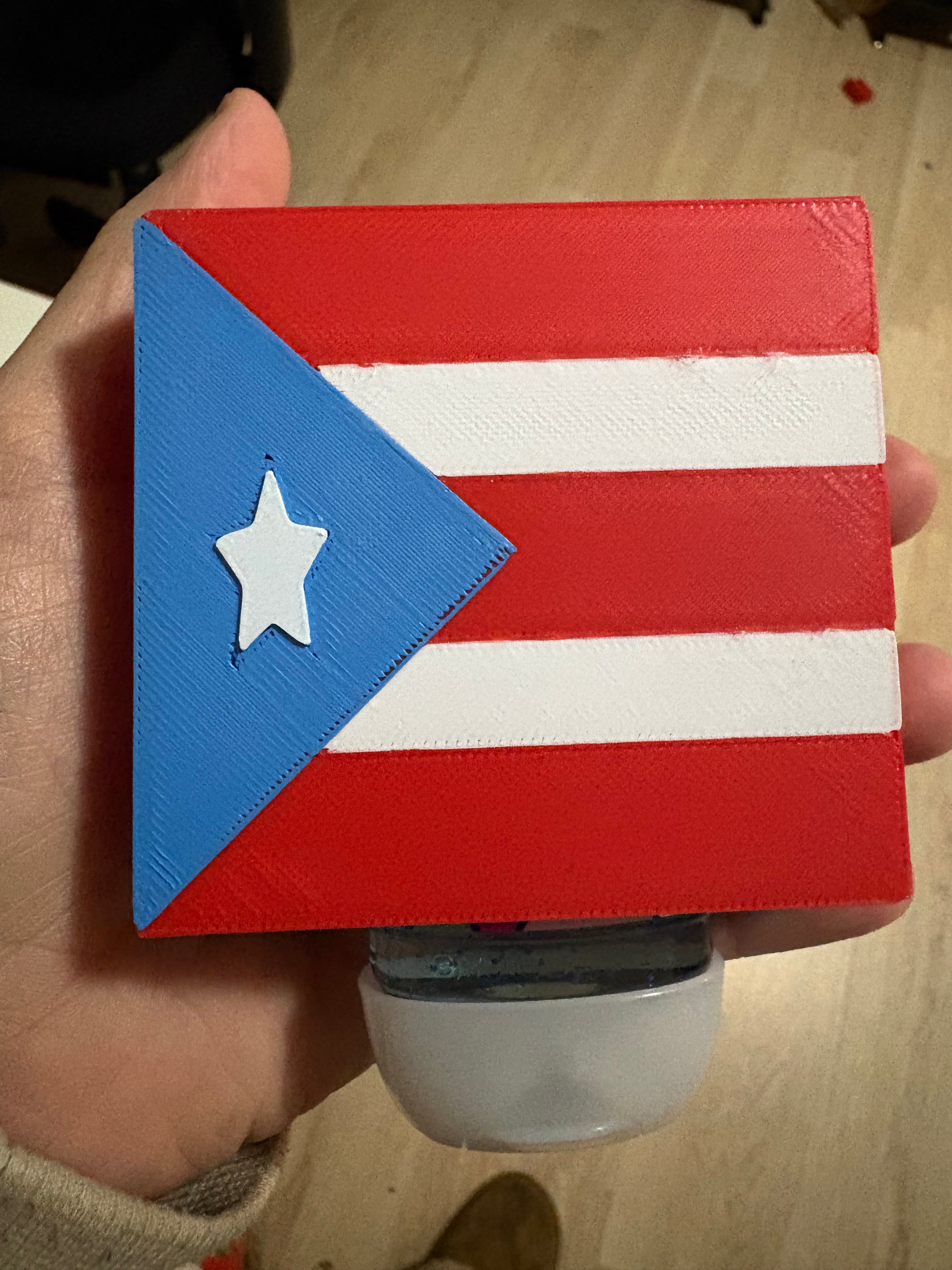 Puerto Rico Pocket Bac  holder Only (3D Printed)