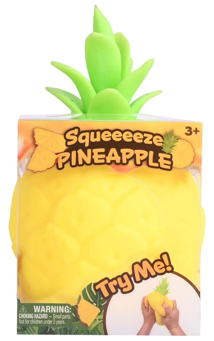 Toymendous Farmers Market Pineapple Jumbo Squishy Stress Ball, Sensory Toy Ages 3+