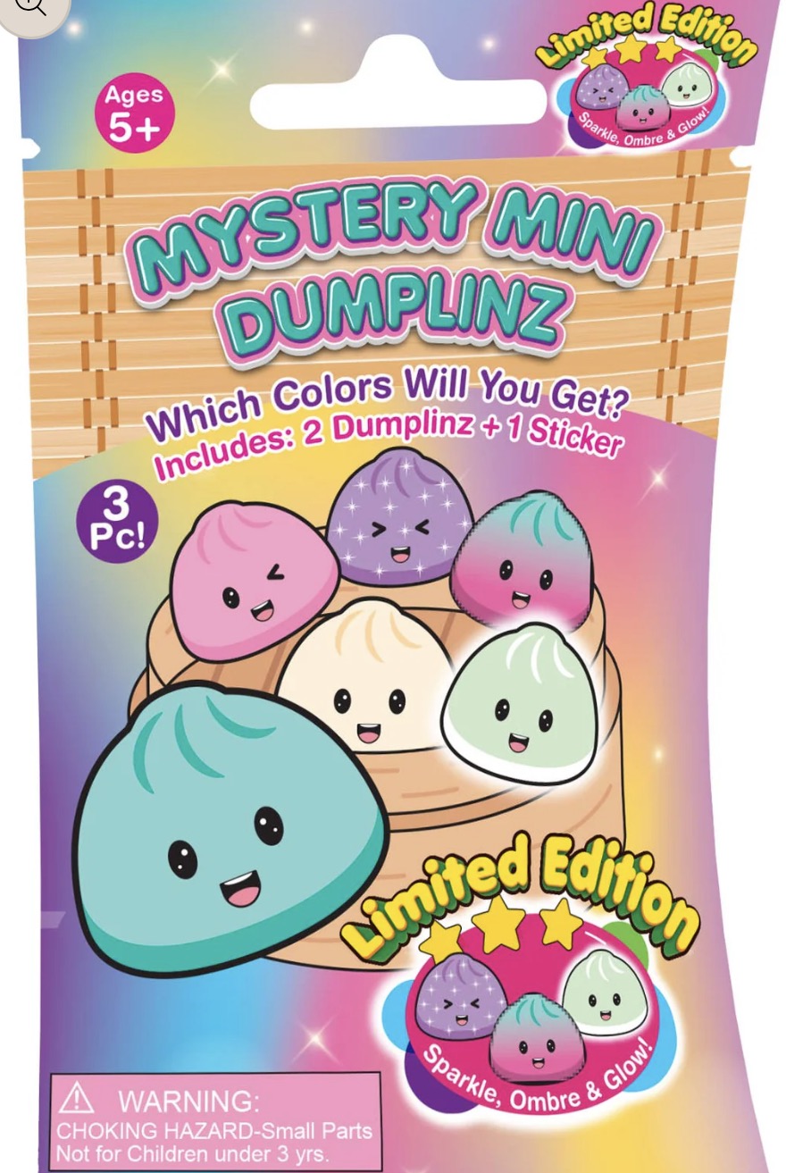 MYSTERY MINI DUMPLINZ 3-PACK SQUISHY SET ZORBITZ