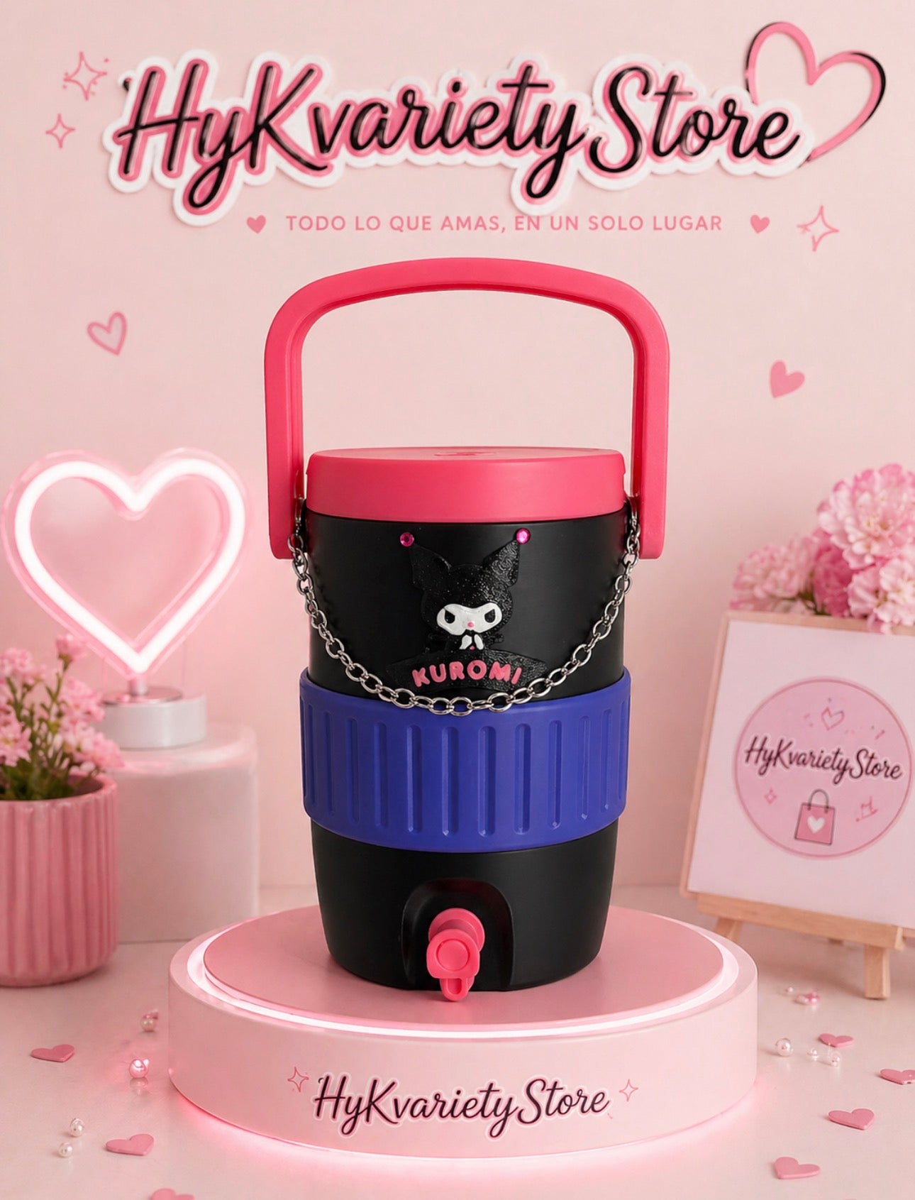 Kuromi cup cooler