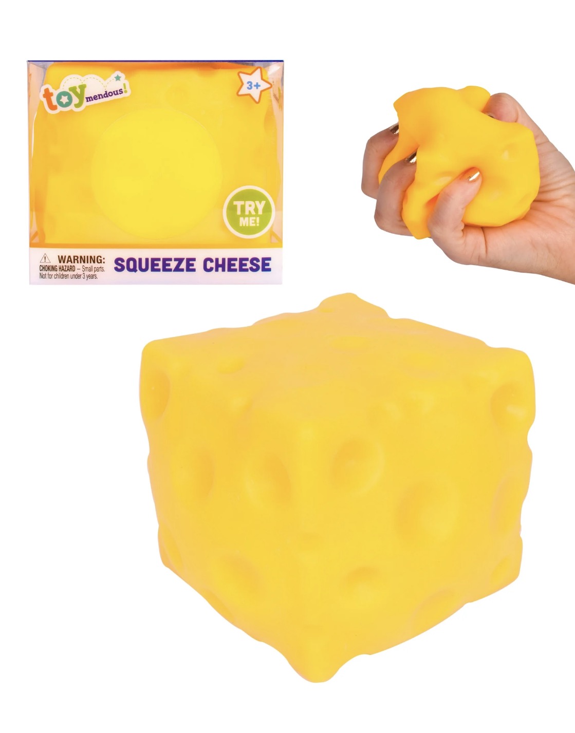 Toymendous Squeeze Cheese, Squishy Stress