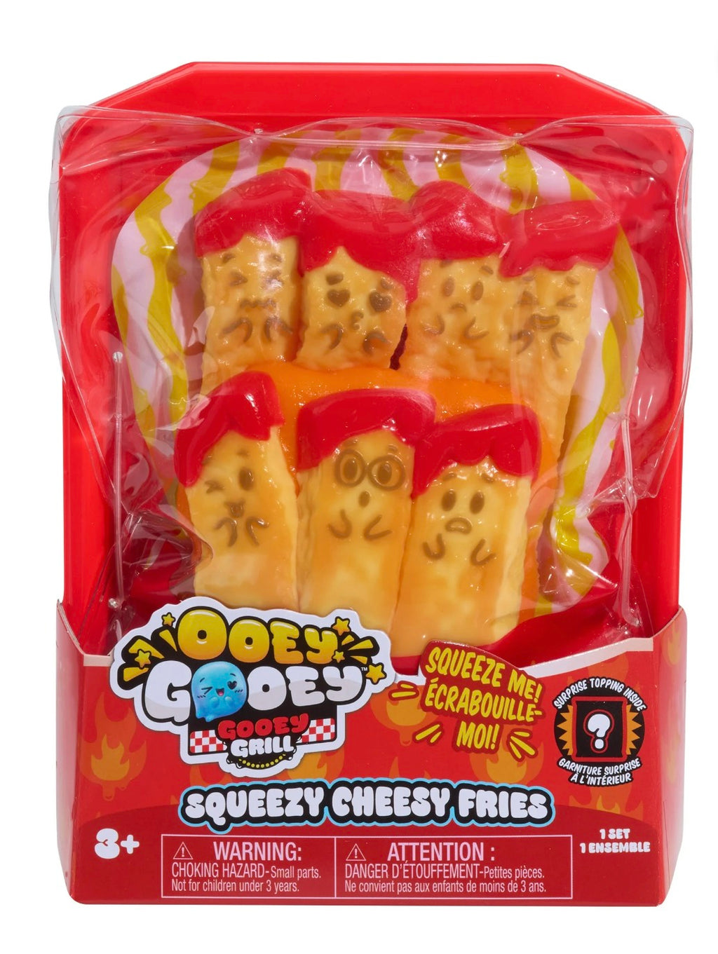 Ooey Gooey Gooey Grill Squeezy Cheesy Fries Set with Toppings
