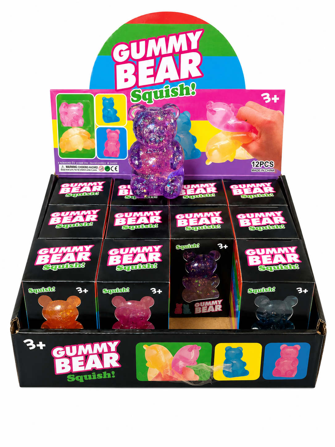 Mini Gummy Bear Sugar Texture Squishy