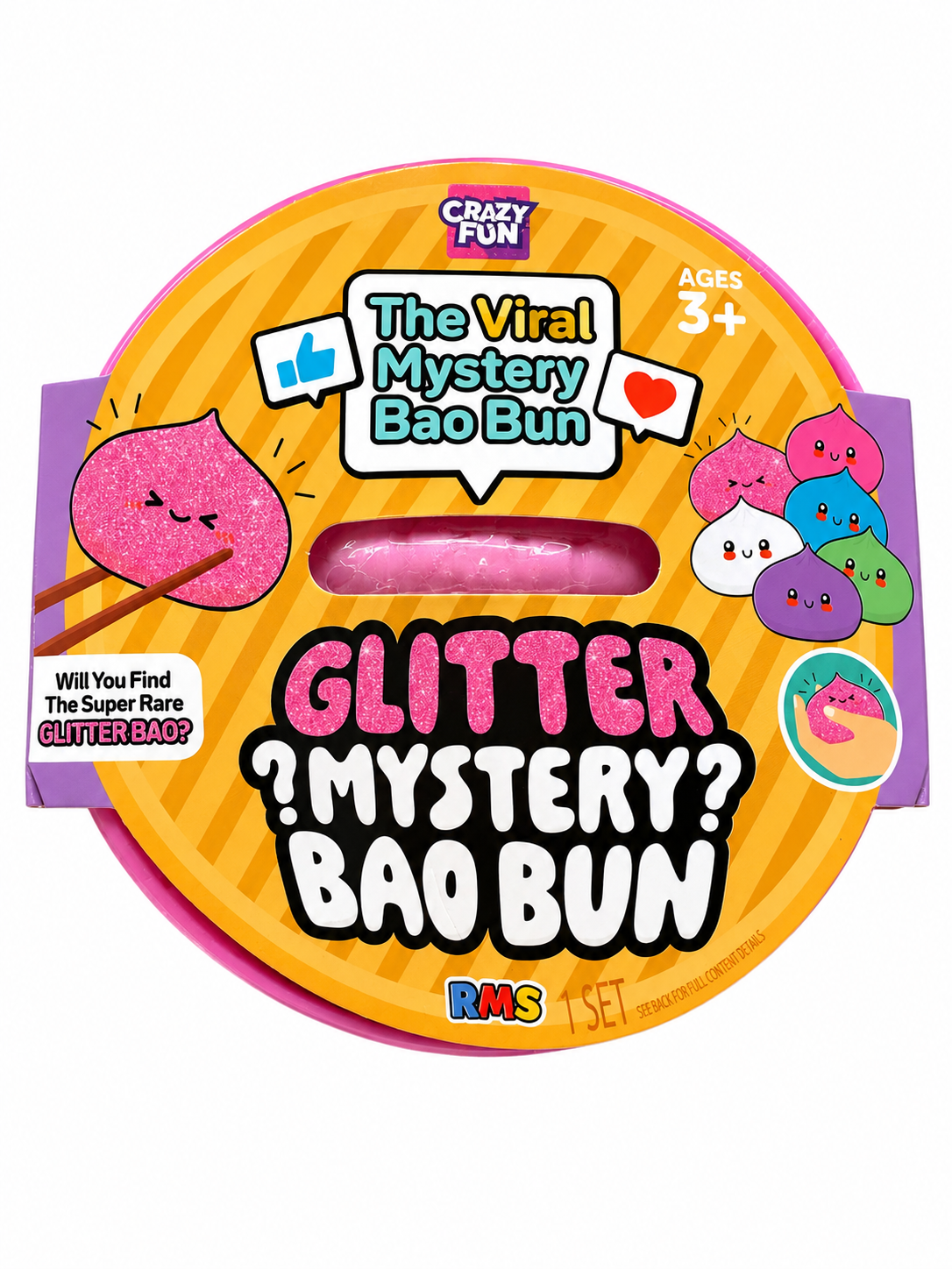 RMS The Viral Mystery Bao Bun – Glitter Mystery