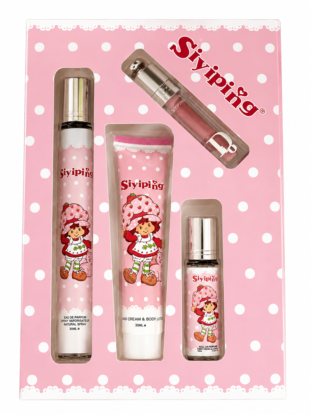 Strawberry Girl Perfume & Body Care Gift Set – 4 Piece