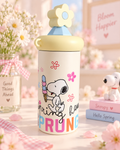 Snoopy Spring Flower Water Bottle – Cute Peanuts Tumbler