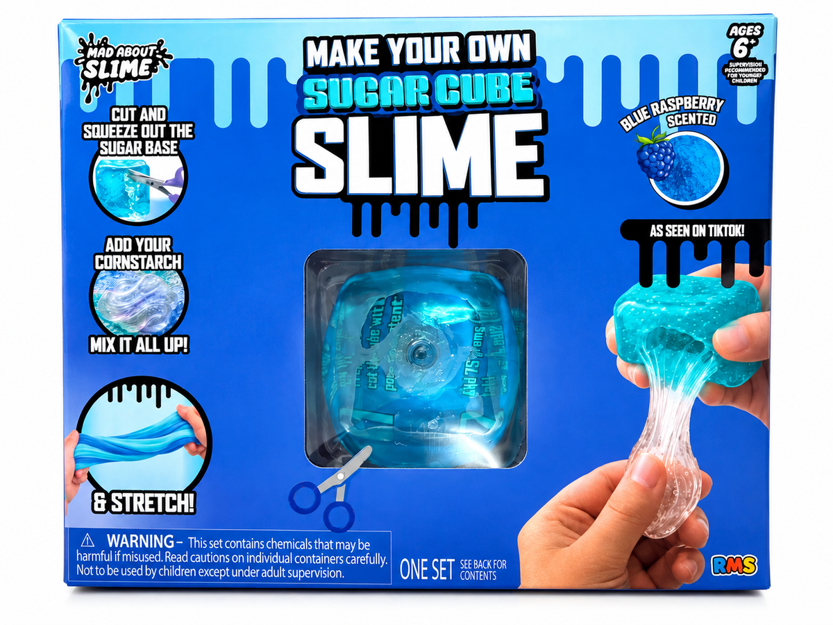 Make Your Own Sugar Cube Slime Kit – Blue Raspberry Scented – RMS