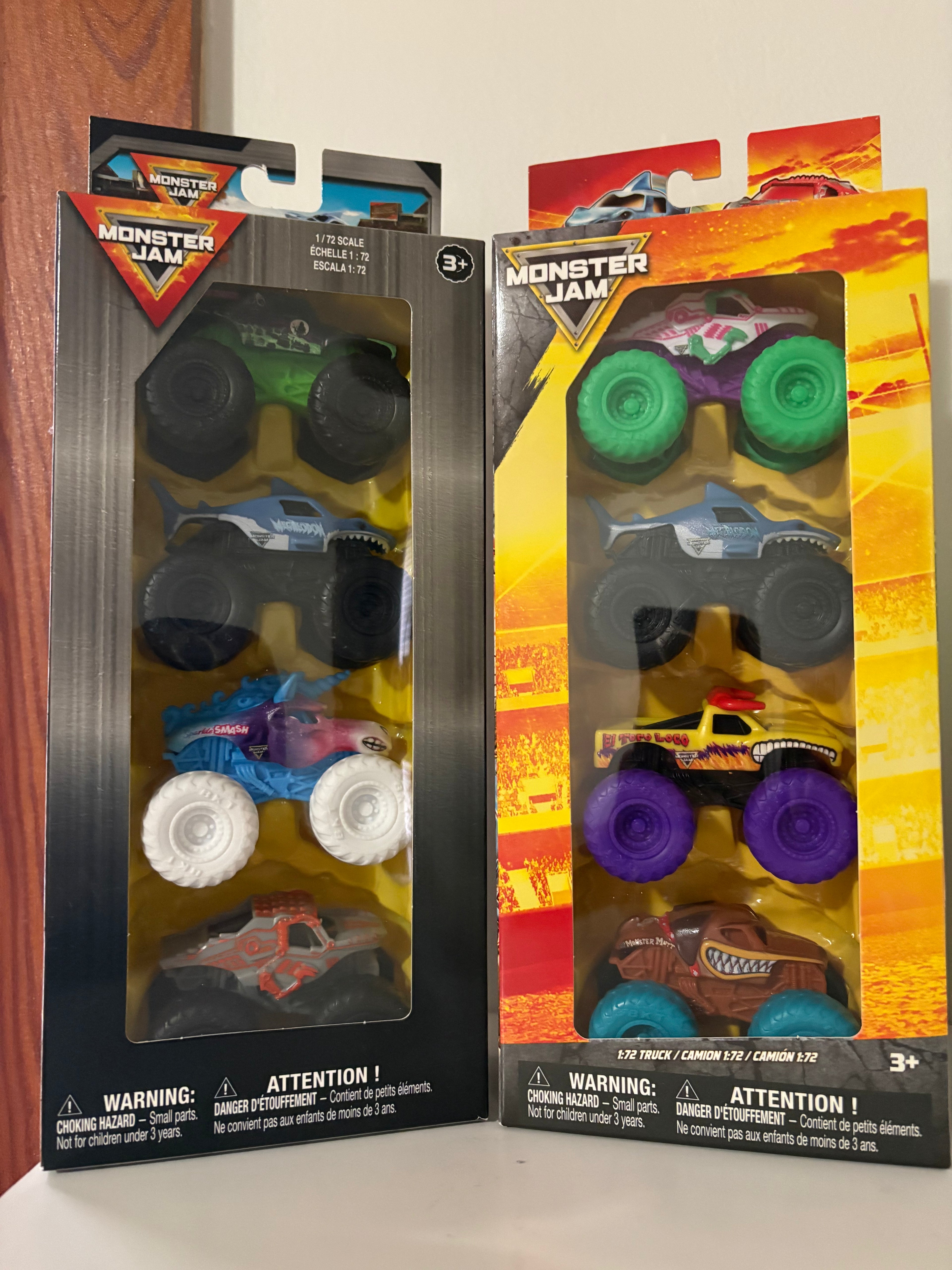 Monster Jam 1:72 Scale Truck 2 Set (4-Pack)