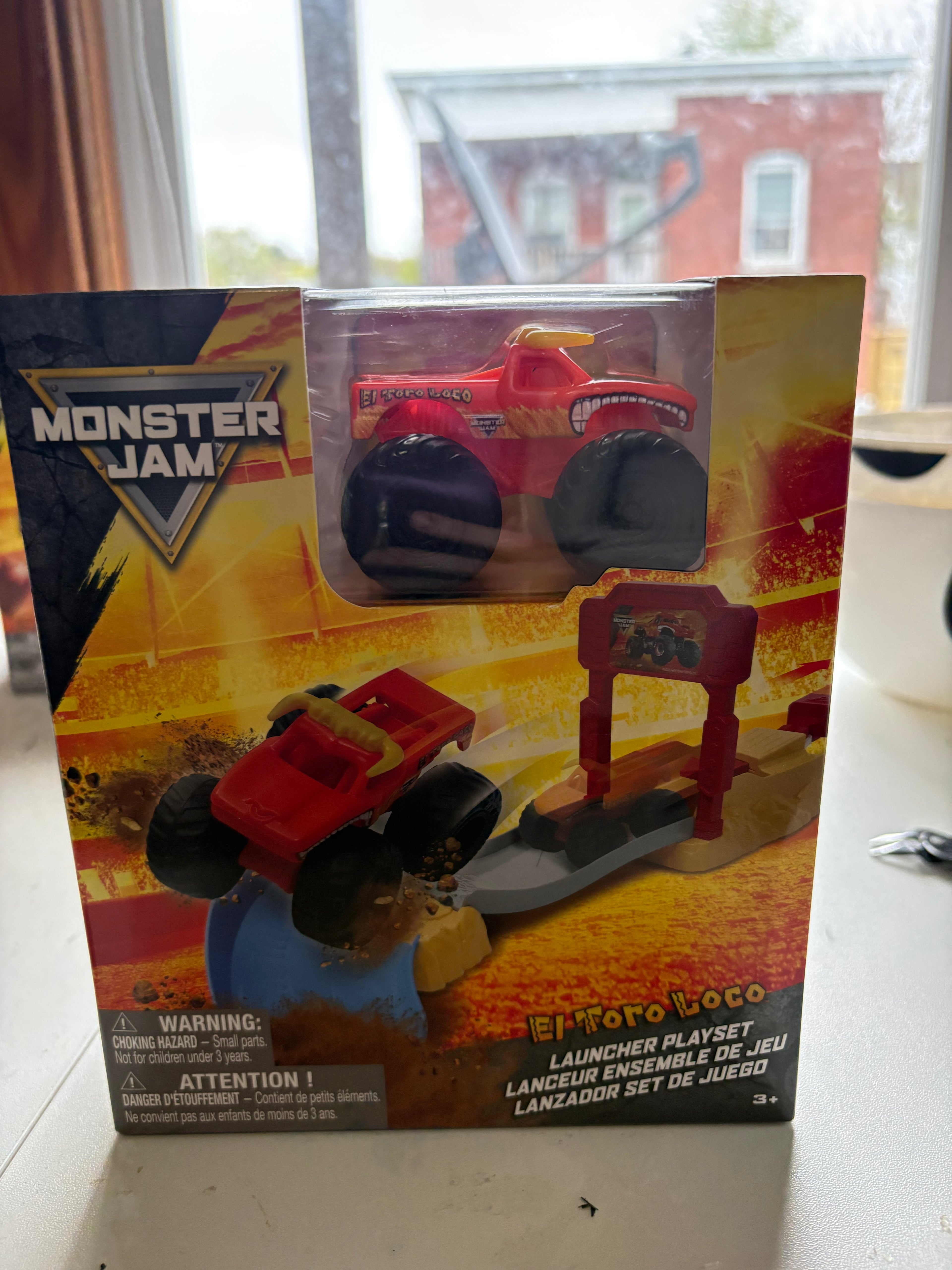 Monster Jam Launcher Playset EL Toro Loco Ramp Jump Set