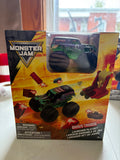 Monster Jam Grave Digger Launcher Playset Diecast Vehicle & Accessories