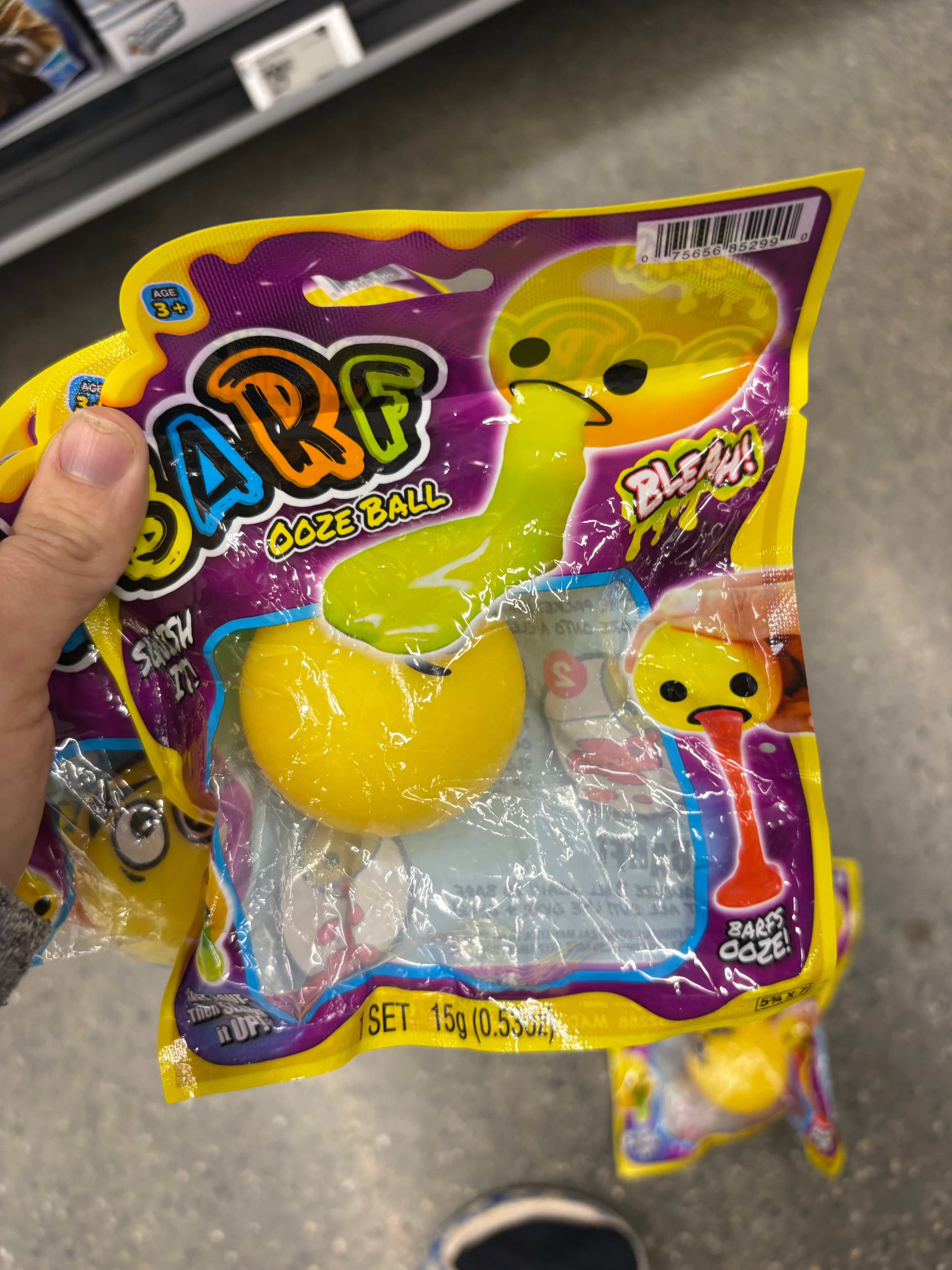 Barf Ooze Ball Squeeze Toy Slime Vomit Stress Ball Kids Funny Gross Toy