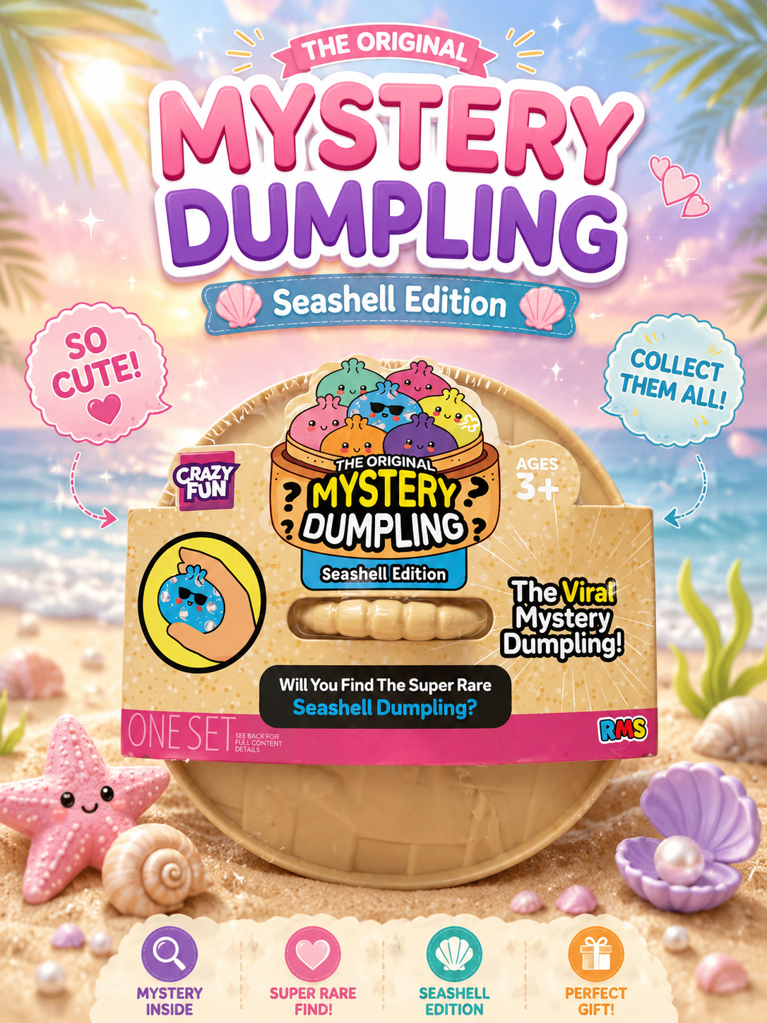 The Original Mystery Dumpling – Seashell Edition