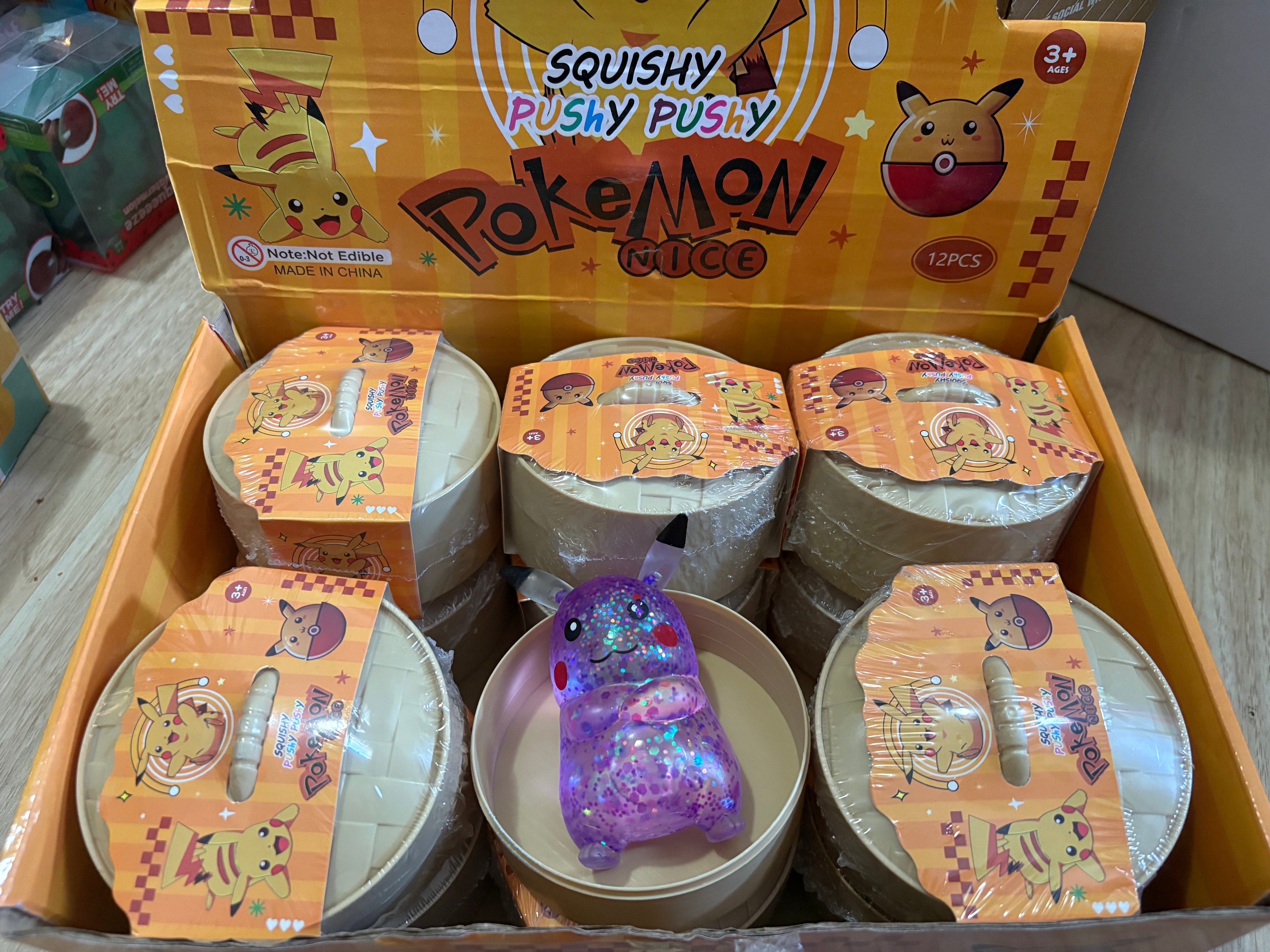 Pokémon Pikachu Dumpling Squishy – Sugar Texture